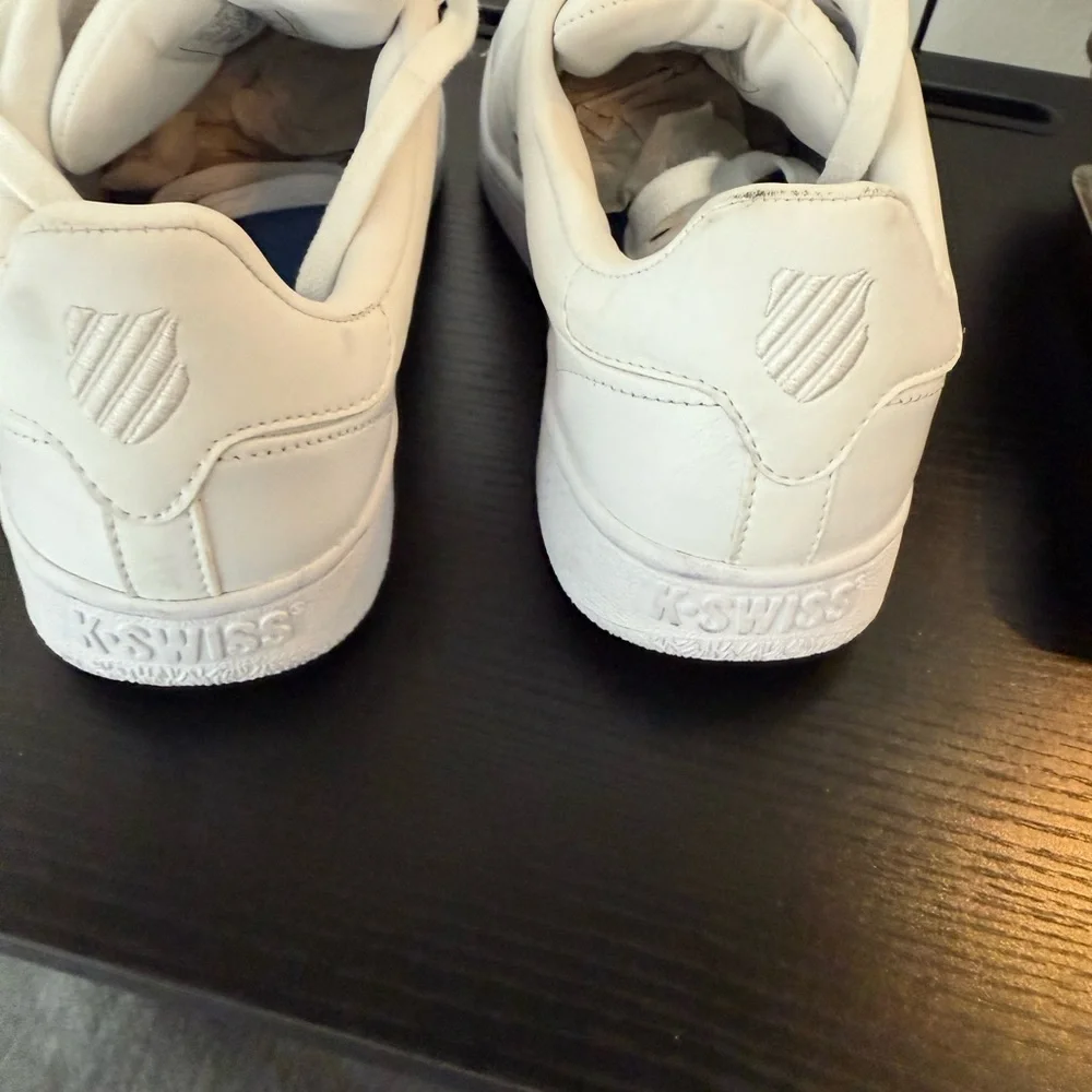 K-Swiss Men's White Sneakers - Picture 6 of 10